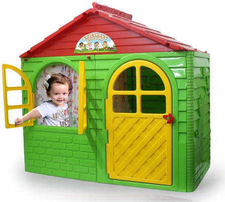 Casita de Juegos Jardin Little Home Verde